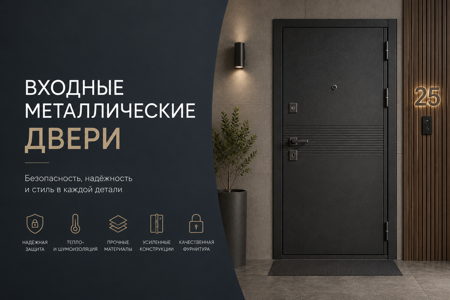 Двери металлические